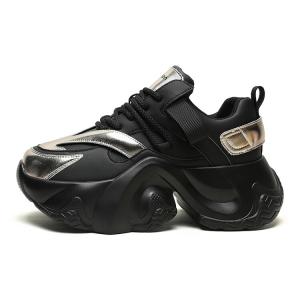 Кроссовки женские толстые низкие Mulinsen, золотой