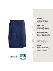 Schiesser Туринская килт-сауна темно-синего цвета