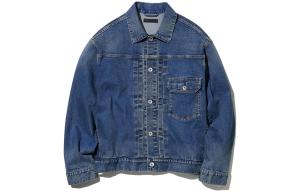 Джинсовая куртка мужская голубая Lake Blue UNIQLO, синий