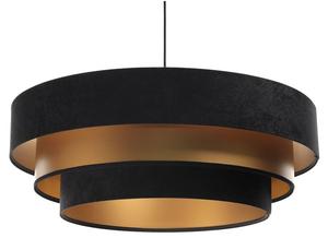 Подвесной светильник BPSKoncept Triniti Dark, черный - золотой