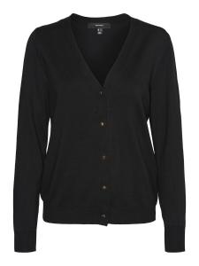 Вязаный кардиган VERO MODA Knit Cardigan VMSilje, черный