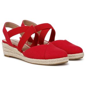 Туфли на танкетке Kimball espadrille от Lifestride, fire red fabric