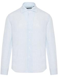 Corneliani рубашка с длинными рукавами, синий