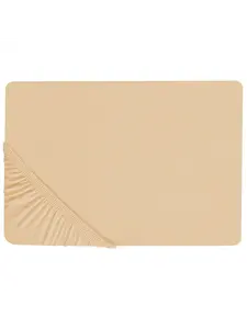 Простыня Beliani Bettlaken JANBU, бежевый