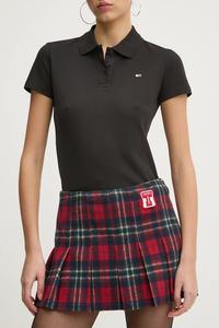 Юбка с добавлением шерсти Tommy Jeans, темно-синий