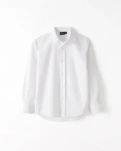 Оксфордская рубашка с длинными рукавами Kids El Corte Inglés, белый
