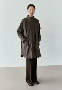 Длинная пуховая парка Massimo Dutti, Mottled Dark Brown