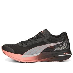 Кроссовки deviate nitro carbon 'black carnation pink' Puma, черный