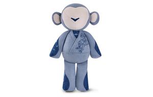 Плюшевая кукла Heart Mind Ape высотой 40 см My Only Friend, светло-голубой