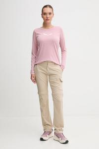 Спортивная кофта с длинным рукавом Eagle Solidlogo Dry Salewa, розовый