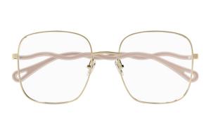 Chloe Оправы для очков квадратные женские Chloé, золотистые
