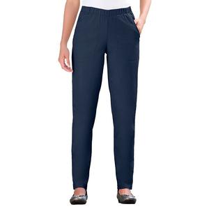 Женщина в женских джинсах Fineline больших размеров с высокими прямыми штанинами Woman Within, темно-синий