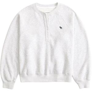 Свитшот женский Abercrombie＆Fitch, белый