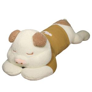 Мягкая и милая свинка свитер плюшевая кукла 90см/110см/130см/160см высота MLING, коричневый