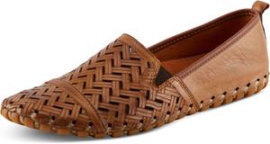 Женские кожаные лоферы Spring Step Kapri с поддержкой свода стопы и съемной стелькой, коричневый