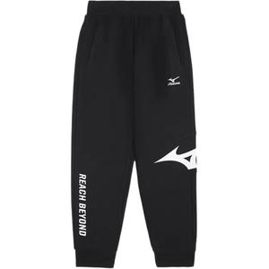 Детские спортивные штаны для улицы универсальные весна-осень Mizuno, черный
