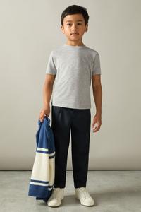 Футболка Bless из хлопкового джерси с круглым вырезом Reiss, серый