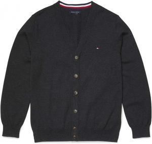 Мужской адаптивный кардиган Tommy Hilfiger с магнитными пуговицами, Open Grey