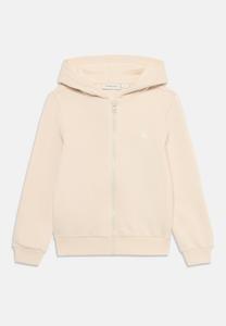 Толстовка на молнии MINI BADGE ZIP THROUGH UNISEX Calvin Klein Jeans, слоновая кость