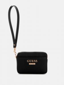 Чехол для карт Tyra с запястьем Guess Factory, Black Floral Print