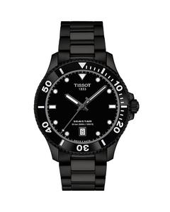 Часы Seastar 1000, 40 мм Tissot, черный