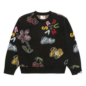 Bathing Ape джемпер с принтом Aape, черный