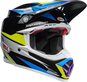 Шлем BELL Moto-9S Flex (Gloss Pro Circuit 24 Black/Blue - Large)