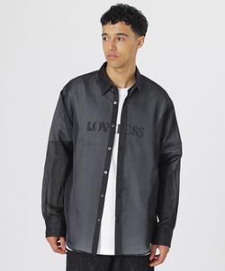 Атласная рубашка Shea Trio Loveless, цвет Black