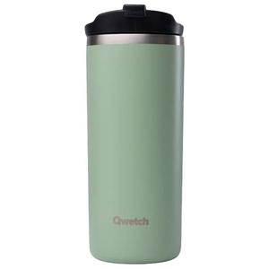 Кружка дорожная 470 мл матово-зеленая тилеул Qwetch