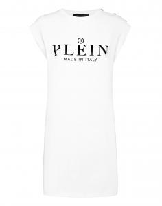 Платье-футболка Iconic Plein PHILIPP PLEIN, белый