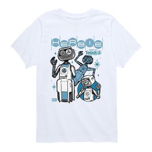 Футболка с принтом Herbie из фильма «Фантастическая четверка: Первые шаги» для мальчиков 8-20 Marvel, White