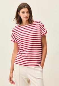 Футболка с принтом Cecil, металлик красный