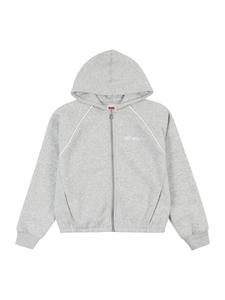 Толстовка с капюшоном на молнии Levi's Kids MEET AND GREET, серый