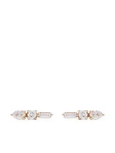 Серьги Alexa Jordyn из желтого золота с бриллиантами Dana Rebecca Designs, золотой