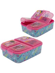 Ланчбокс | 3 отдельных отделения | Барби | Ланч-бокс | Контейнер для перекуса Barbie