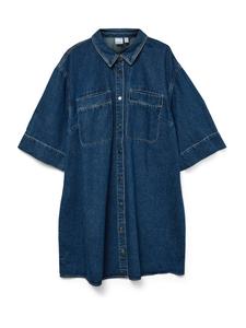 Vero Moda Curve Рубашка-платье 'VMCMIGGA' в синем дениме