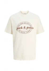 Футболка с принтом dover kurzarm Jack & Jones, Beige