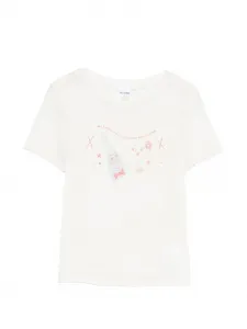 Футболка с принтом Re/Done, бежевый