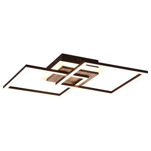 Светодиодный потолочный светильник Reality Leuchten Giro, железо - коричневое / черное - 1-светлое