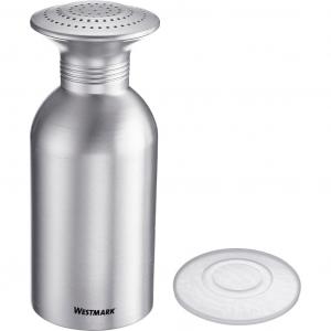 Солонка Omega из алюминия с крышкой, 650 мл Westmark, серебристый