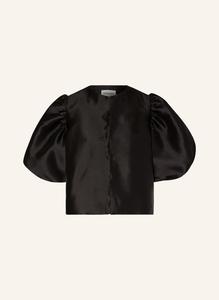 Блузка-Рубашка клео из атласа Malina, черный