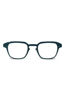Очки Mykita в прямоугольной оправе, зеленый