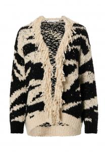Кардиган Betty & Co Cardigan, Beige Schwarz/Beige
