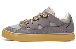 Кроссовки для скейтбординга Casper женские, низкие, серые/желтые Fila Fusion