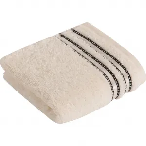 Полотенце для умывания Cult Deluxe в наборе, с блестящей каймой, ВЕГАНСКОЕ Vossen, Ivory