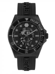 Мужские часы Philipp Plein The $kull Diver в черном цвете