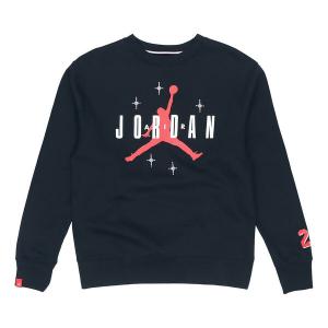 Толстовка Men's Air Jordan Athleisure Casual Sports Round Neck Pullover Black, черный
