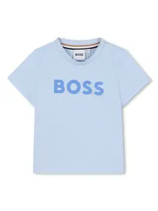 Футболка с логотипом BOSS Kidswear, синий