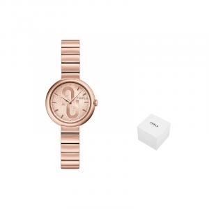 Furla Часы Bubble Round Watch, Rose Gold