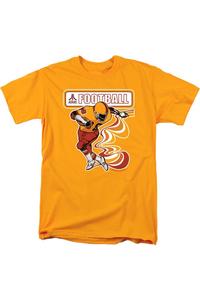 Футболка Atari Football Player с коротким рукавом для взрослых Gildan, золотой
